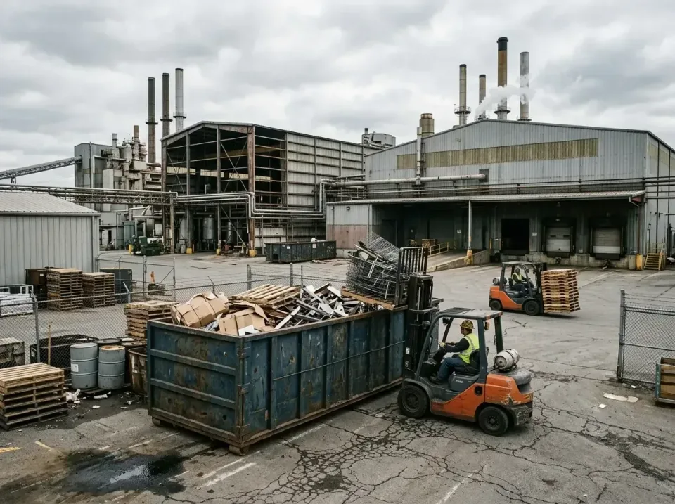 industrial-factory-scrap-conta-003 — frequently asked questions, Cheap Roll-off Dumpster Rentals in Battle Ground, IN